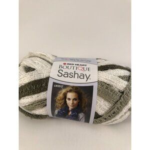 Lot of 2 Skeins: Red Heart Boutique Sashay 30 yards in Salsa and Shuffle